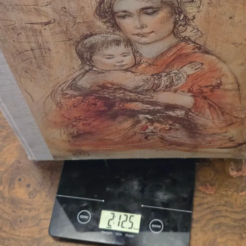 1977 Edna Hibel Lithographs First Edition Book 3 Catalogs 6 Prints Folio Set